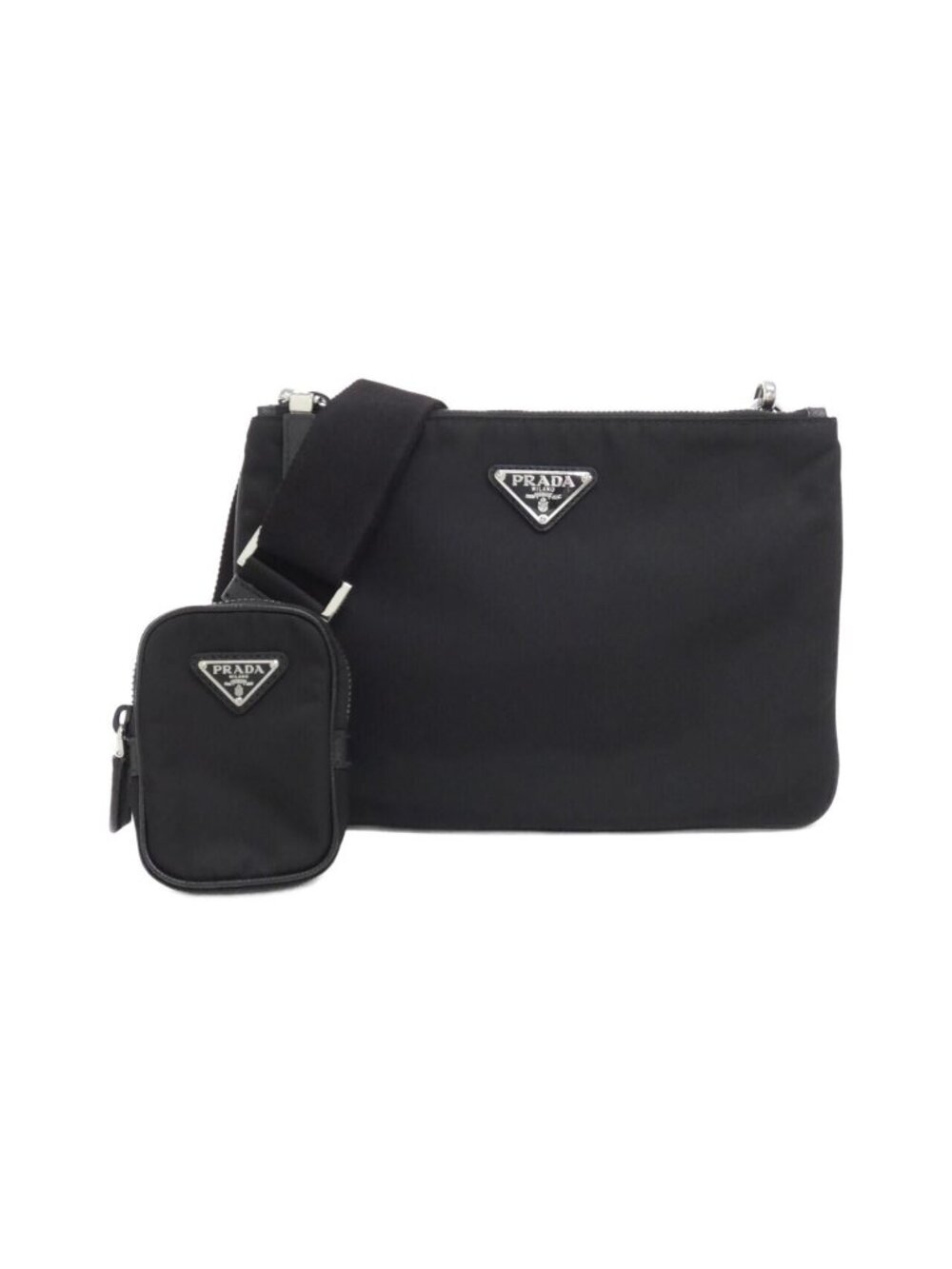 Prada Shoulder Bag Silver